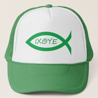 Casquette Le poisson est vert
