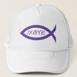 Casquette Le poisson est violet