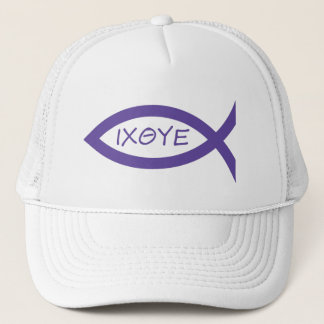 Casquette Le poisson est violet