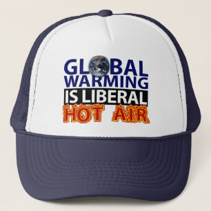 Casquette Le réchauffement climatique est air chaud libéra