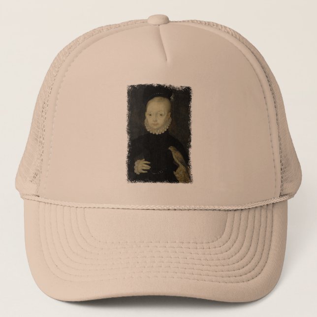 Casquette Le roi James VI avec le faucon des moineaux - 1574 (Devant)