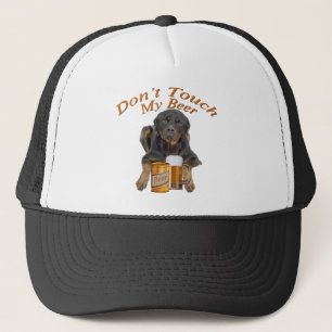 Casquette Le rottweiler ne touchent pas ma bière