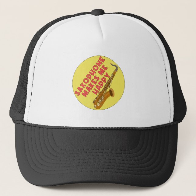 Casquette Le Saxophone Me Rend Heureux (Devant)