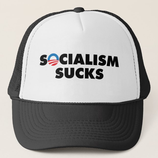 Casquette Le socialisme suce (Devant)