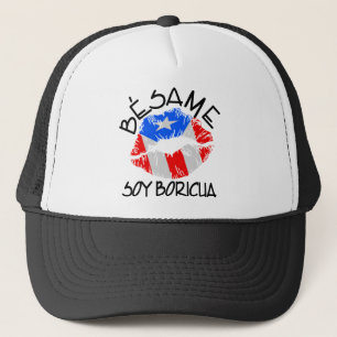 Casquette Le soja Boricua de Besame m'embrassent que je suis
