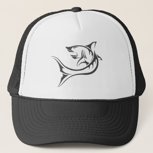 Casquette le tatouage de requin (Devant)