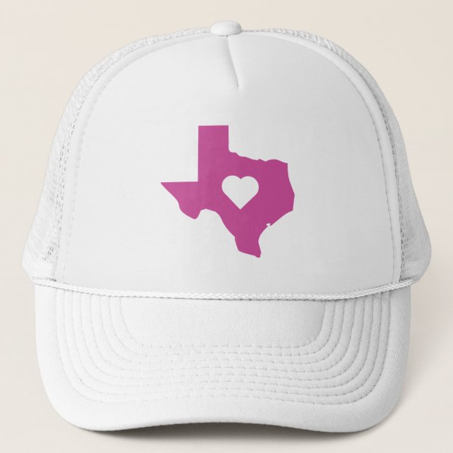 Casquette Le Texas rose (Devant)