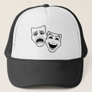 Casquette Le Théâtre Comédie Et Tragédie Masque La Ligne Noi