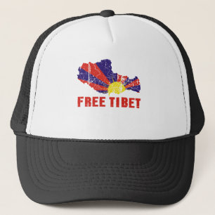 CASQUETTE LE THIBET LIBRE/LIBERTÉ TIBÉTAINE