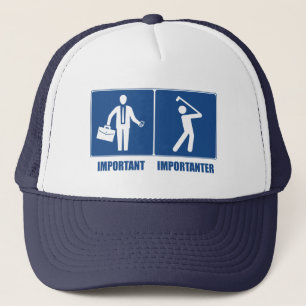 Casquette Le travail est important, le golf est important