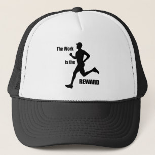 Casquette Le Travail Est Le Coureur De Récompense