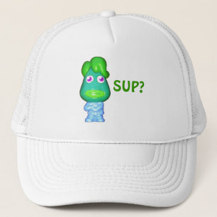 Casquette Le type étranger de Lil dit, "petite gorgée ? "
