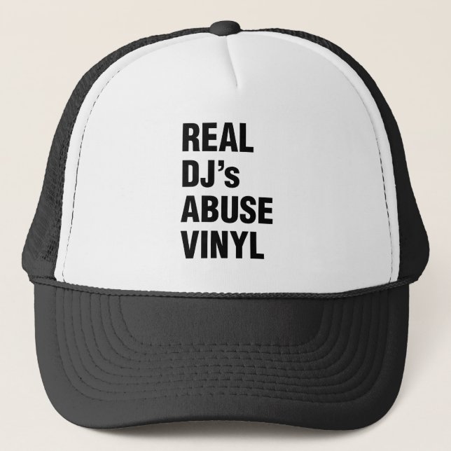 CASQUETTE LE VINYLE DE LA VIOLENCE DE VÉRITABLE DJ (Devant)