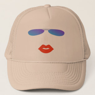 Casquette Le Visage D'une Femme Magnifique Implicite sur un
