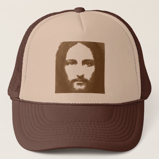 Casquette Le visage saint de Jésus (Devant)