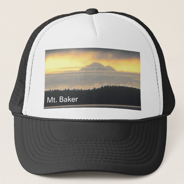Casquette Le volcan du Mont Baker (Devant)