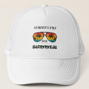 Casquette L'école est dehors pour l'été Dernier jour de l'éc