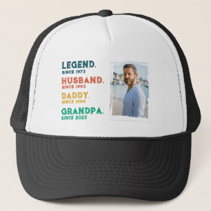 Casquette Legend Mari Daddy Grandpa T-Shirt personnalisé