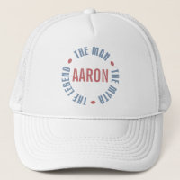 Légende de mythe d'homme d'Aaron personnalisable