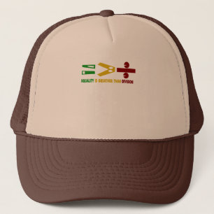 Casquette l'égualité est plus grande que la division