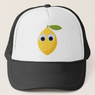 Casquette Lemon, sweet fruit with googly eyes