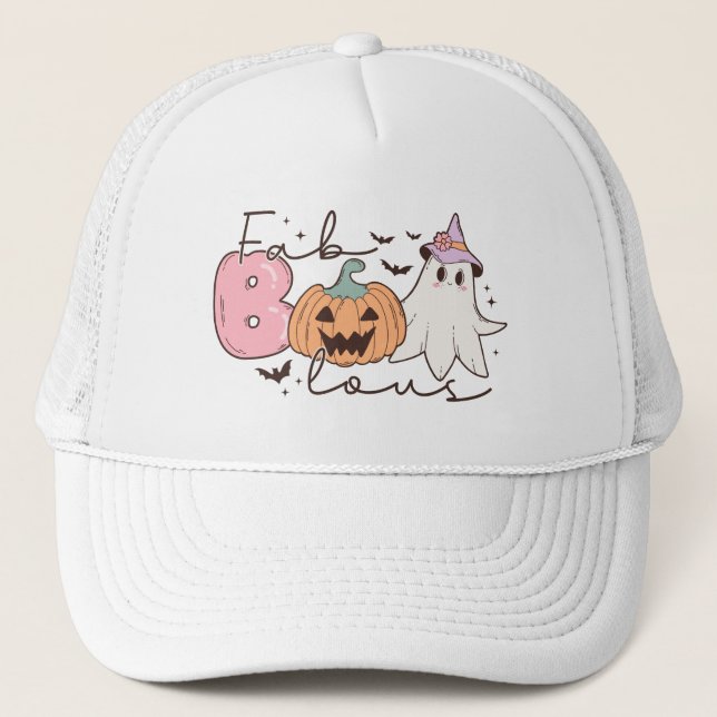 Casquette Leopard Fab Boo Lous Halloween (Devant)