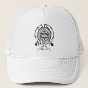 Casquette Les Amérindiens découvrent Columbus en 1492 Cadeau
