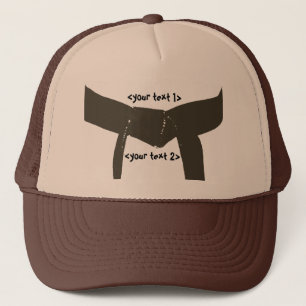 Casquette Les arts martiaux brunissent la ceinture