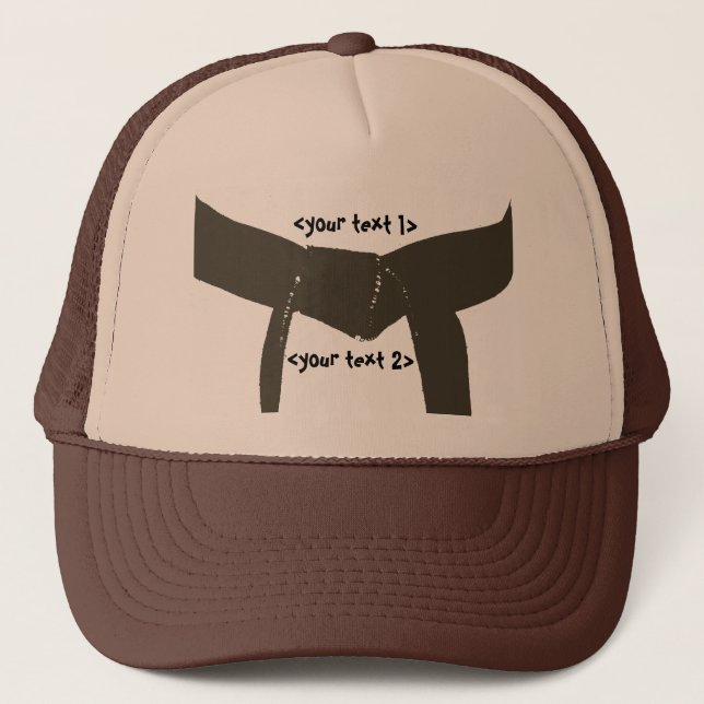 Casquette Les arts martiaux brunissent la ceinture (Devant)