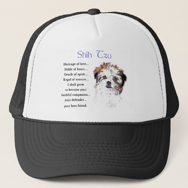 Casquette Les cadeaux des amateurs de Shih Tzu (Devant)