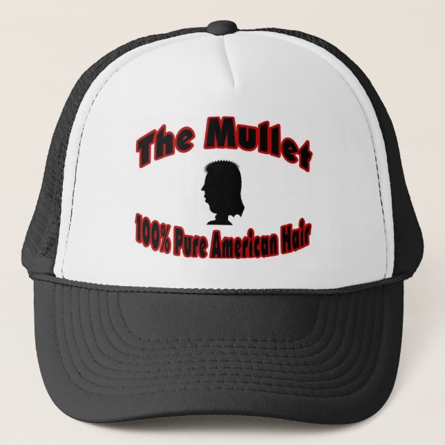 Casquette Les cheveux américains purs du mulet 100% (Devant)