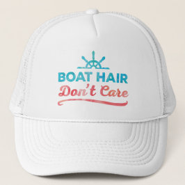 Casquette Les "cheveux de bateau ne s'inquiètent pas "
