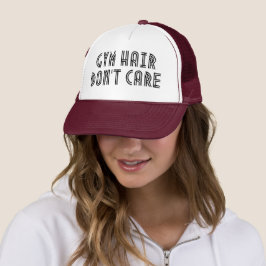 Casquette Les cheveux de gym s'en fichent