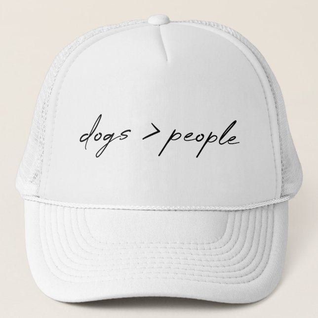 Casquette Les chiens sont plus grands que les gens | Amoureu (Devant)
