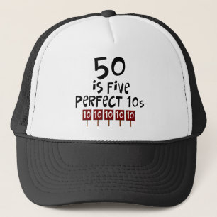 Casquette les cinquantième cadeaux d'anniversaire, 50 est 5