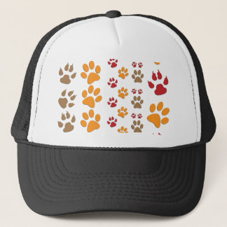 Casquette Les empreintes de pattes de chien et de chat
