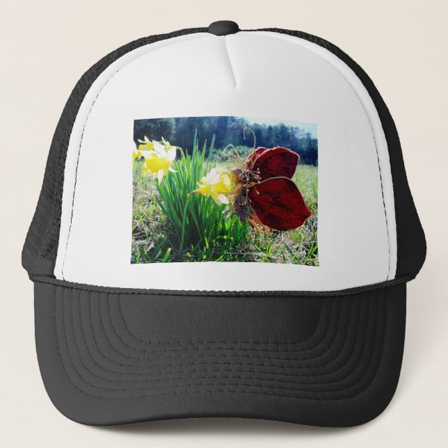 Casquette Les fées dans les jonquilles (Devant)