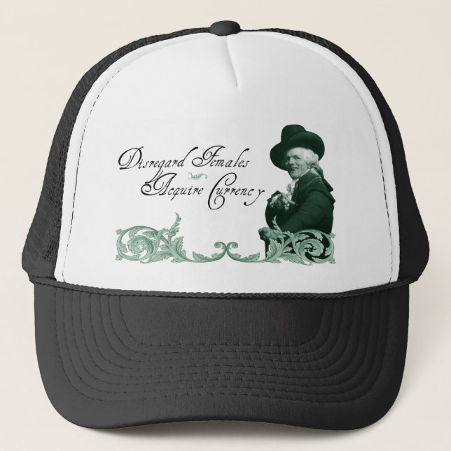 Casquette Les femelles de négligence, acquièrent la devise (Devant)