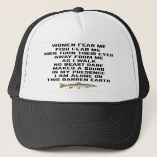 Casquette Les femmes me craignent, les poissons me craignent