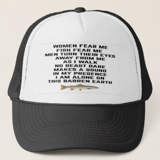 Casquette Les femmes me craignent, les poissons me craignent