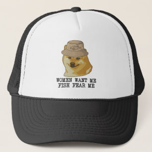 Casquette Les femmes me veulent, les poissons me craignent J