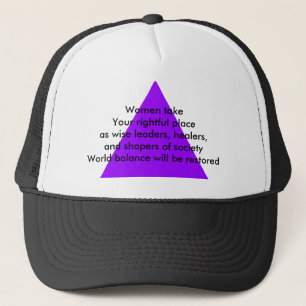 Casquette Les femmes prennent la place qui vous revient en t
