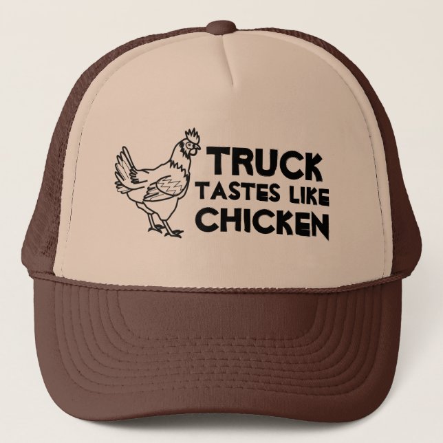 Casquette Les goûts aiment le poulet ? (Devant)