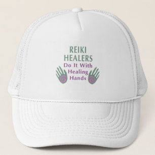Casquette Les guérisseurs Reiki le font avec les mains de gu