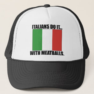 Casquette Les Italiens le font... avec des boulettes de vian