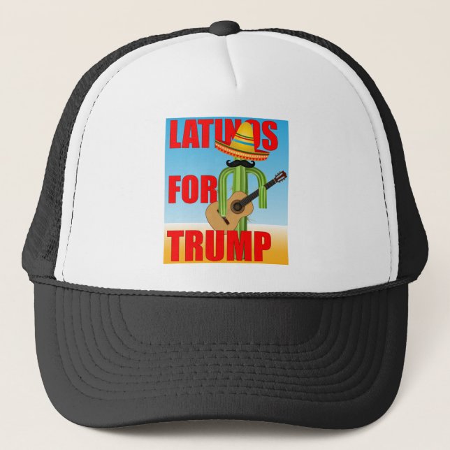 Casquette Les Latinos pour Trump (Devant)