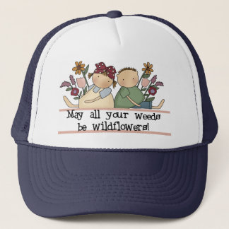 Casquette Les mauvaises herbes soient des fleurs sauvages