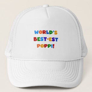 Casquette Les meilleurs cadeaux de couleurs vives Poppi du m