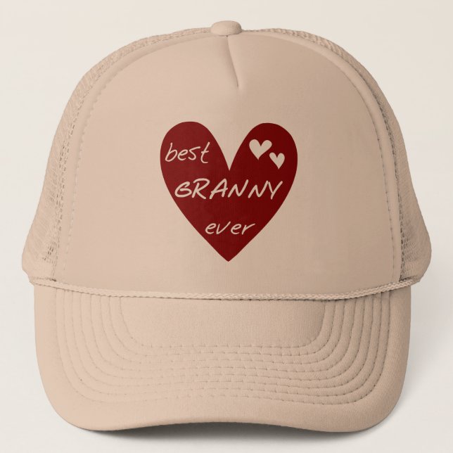 Casquette Les meilleurs T-shirts et cadeaux de mamie de (Devant)