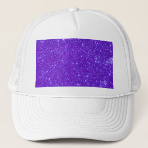 Casquette Les parties scintillantes pourpres d'étincelle